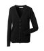 Russell Collection Womens/Ladies Knitted Cardigan (Black) - UTRW9382