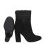 Heeled ankle boots with round toe FLLU23SUE10 woman