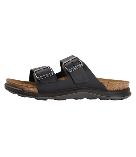 Womens/ladies Arizona Leather Sandals Black Birkenstock
