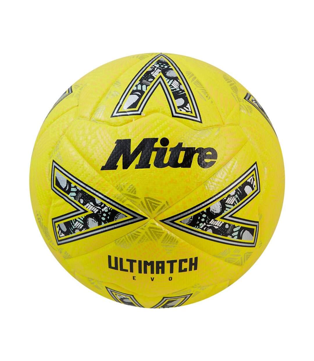 Ballon de foot ultimatch evo taille 5 jaune Mitre-1