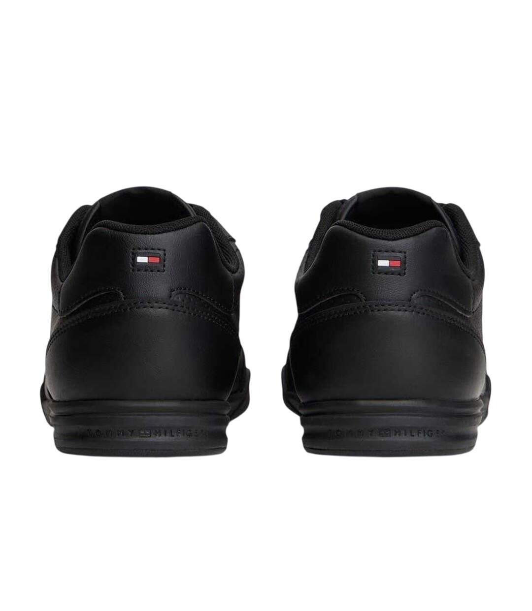 Mens Lopro Leather Trainers Black Tommy Hilfiger-2