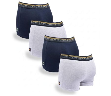 Quiksilver Pack de Boxers Homme Coton Stretch- Pack de 4