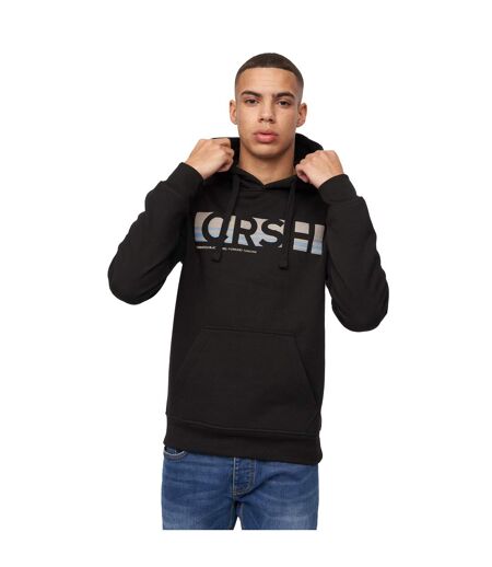 Sweat À Capuche Sullivan Homme Noir Crosshatch