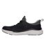 Mens Crosser Slip-on Trainers Black Skechers-2