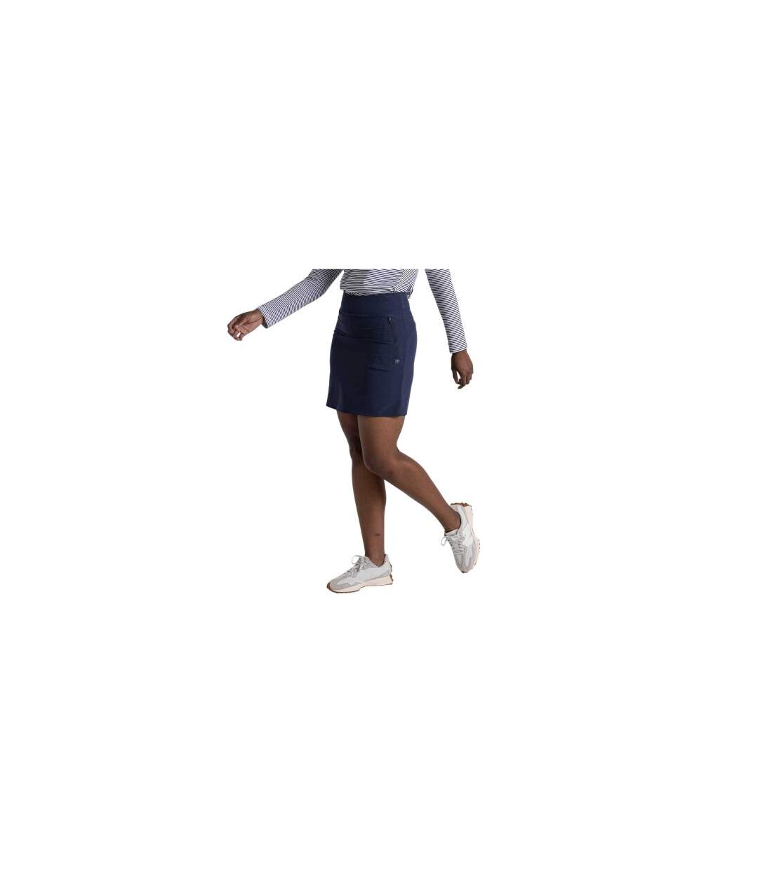 Mini Jupe De Sport À Taille Haute Pro Femme Bleu Marine Craghoppers-1
