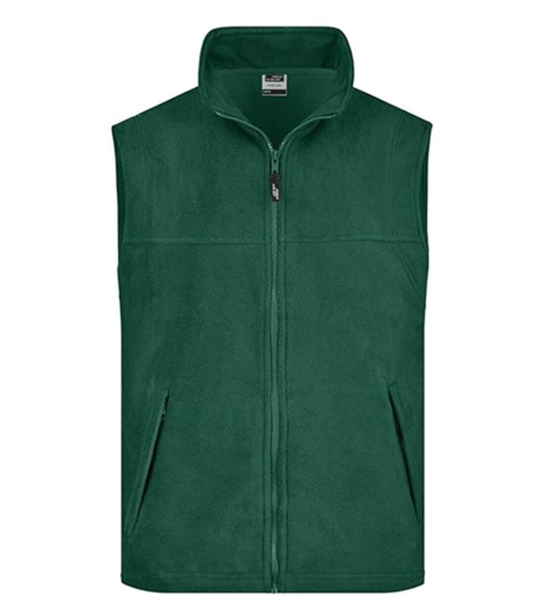 Gilet sans manches bodywarmer polaire homme - JN045 - vert foncé-1