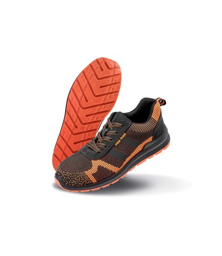 Result Work-Guard Unisex Hardy Safety Sneakers (Black/Orange) - UTPC3709