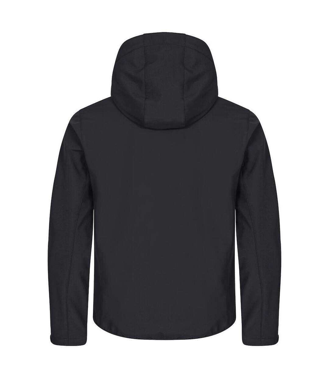 Mens Classic Soft Shell Jacket Black Clique-2