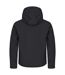 Mens Classic Soft Shell Jacket Black Clique-2