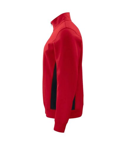 Mens half zip sweatshirt red Projob