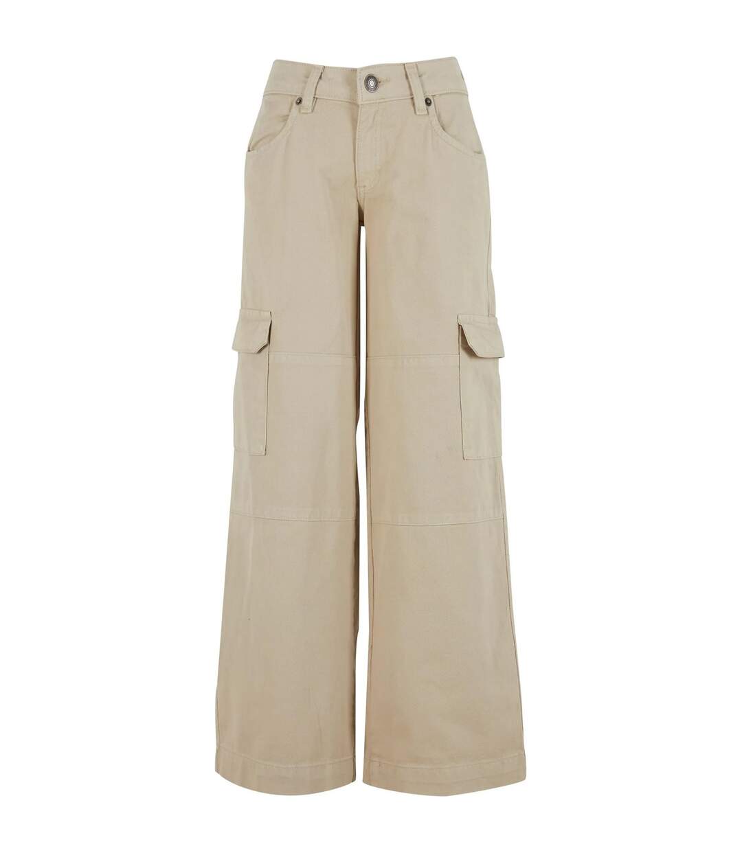 Jean À Poches Femme Blanc Cassé Urban Classics-1