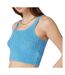 Crop top bleu femme noisy may sweet - l-1