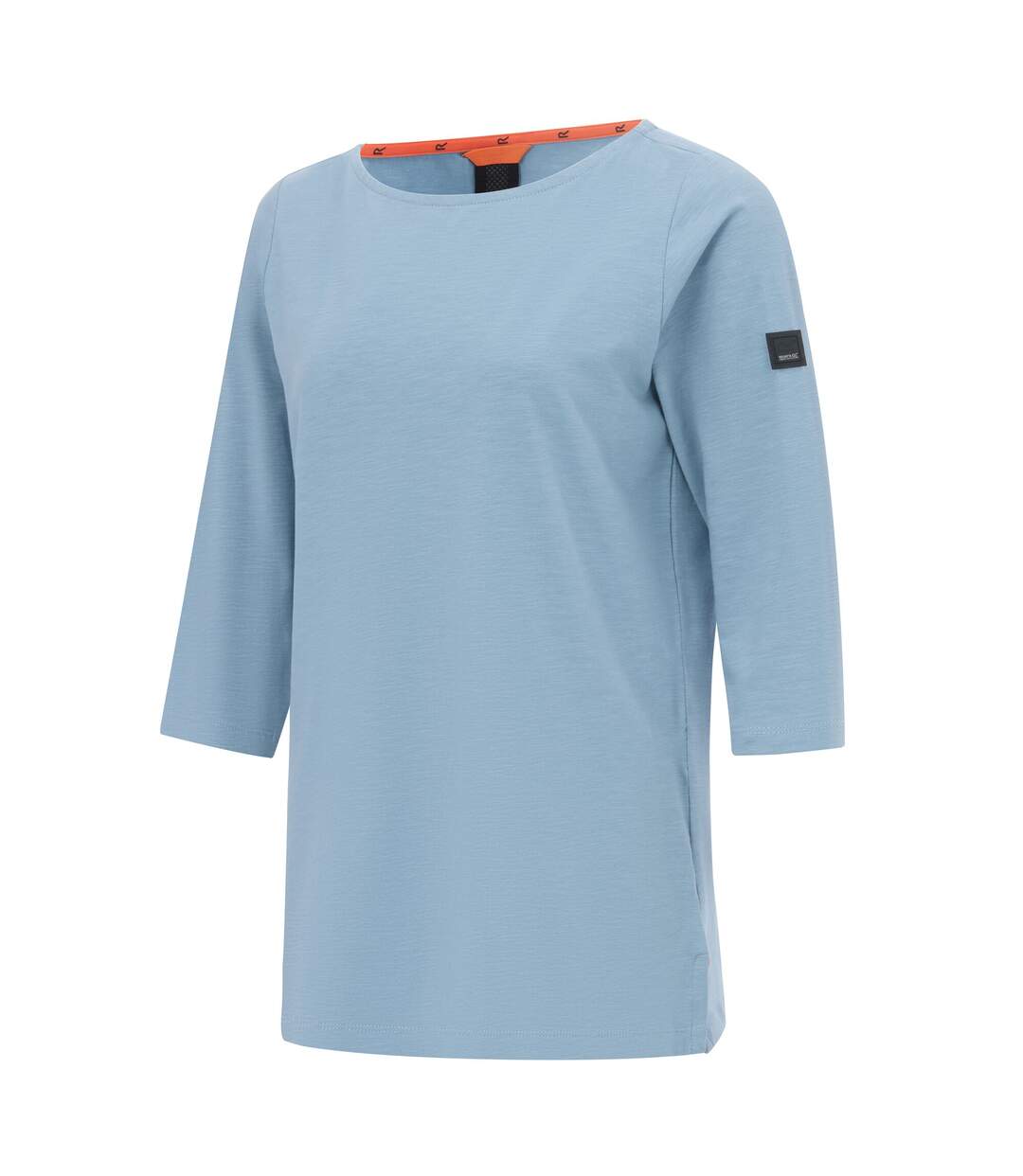 T-shirt Pevia Femme Bleu Délavé Chiné Regatta-4