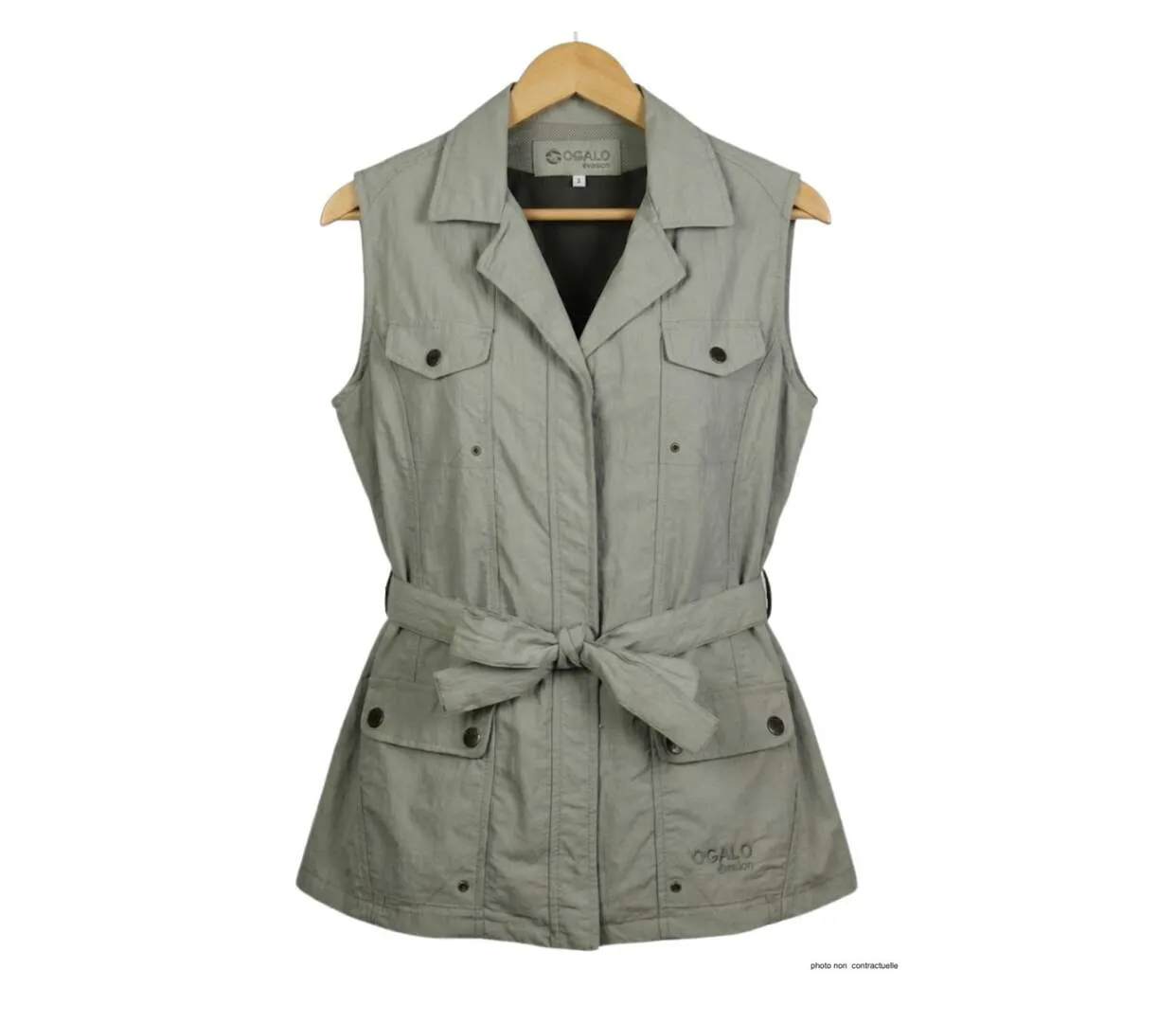 OGALO 111185U002 Gilet sans manches pour femme : Confort léger et protection coupe-vent au quotidien-2