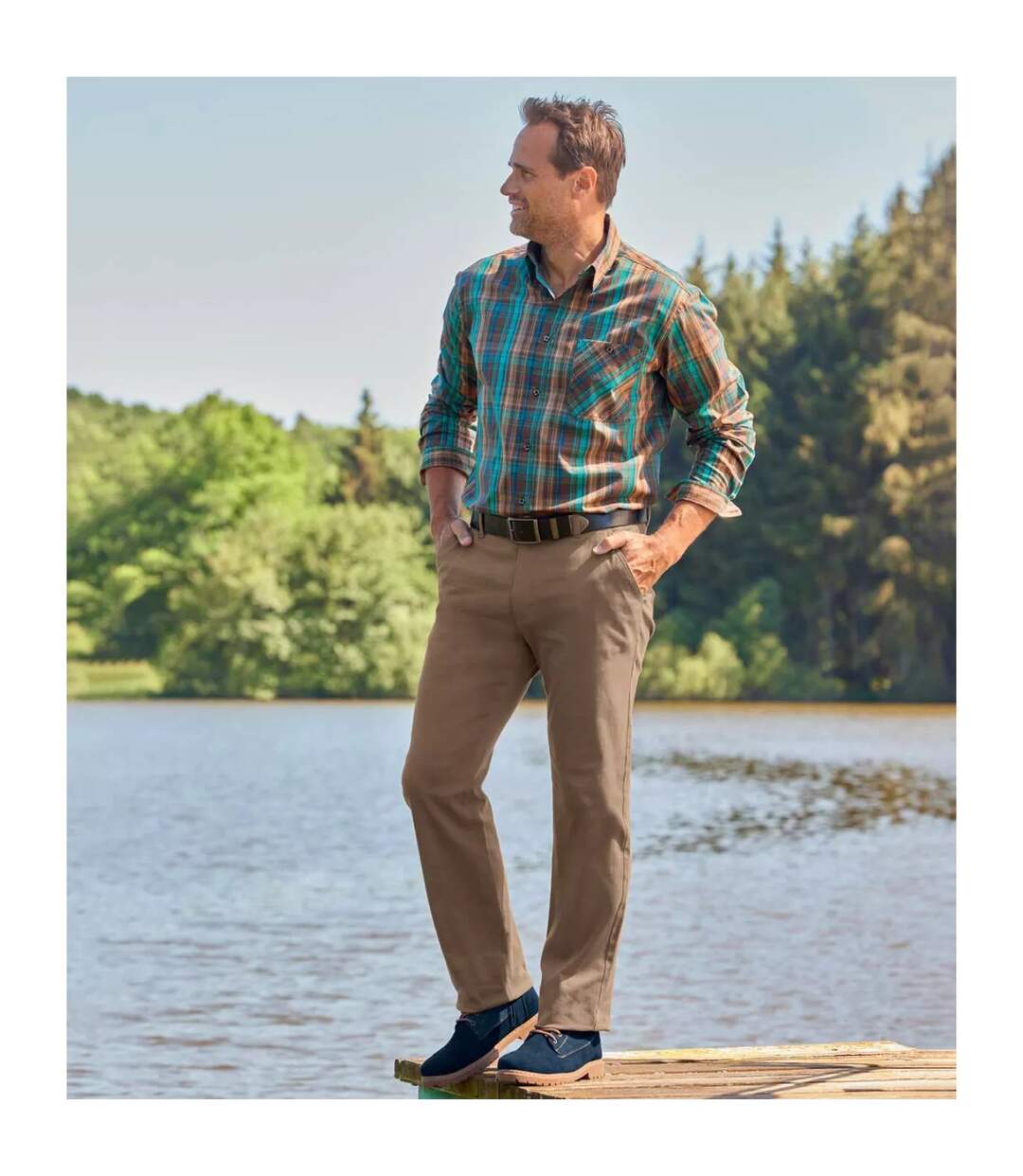 Chino homme marron Atlas For Men-4