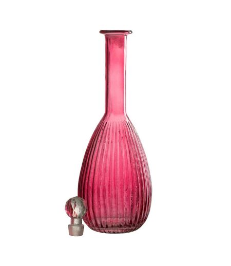 Carafe en Verre Lignes Anastasia 39cm Rouge