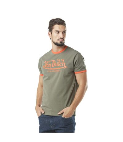 T-shit homme stretch en col V en contraste Blast Vondutch