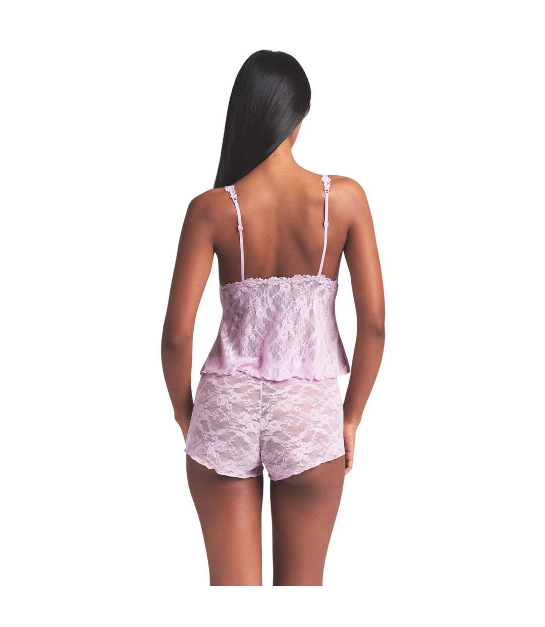 Ensemble Lingerie Motif/style Lacets Femme Rose Clair Skims-3