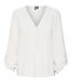 Blouse Manches Longues Femme Marron Clair Vero Moda-2