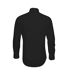 Tee Jays Mens Luxury Comfort Fit Long Sleeve Oxford Shirt (Black) - UTPC3477