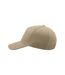 Casquette avec fermoir en scratch liberty five mixte beige Atlantis