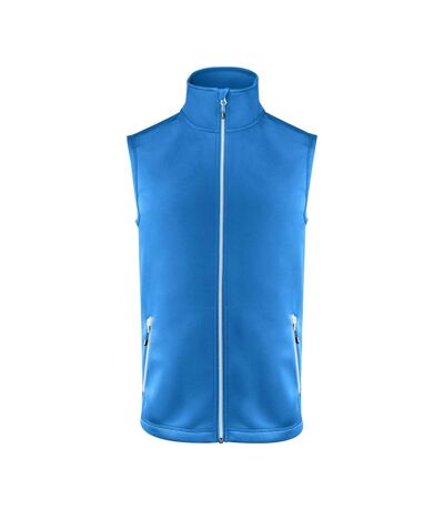 Mens Powerslide Gilet Bright Blue Printer