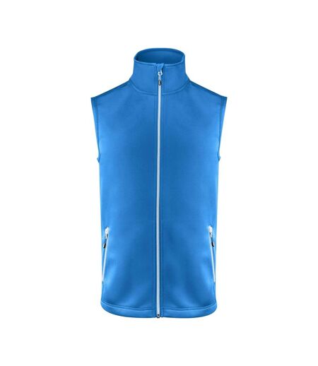 Mens Powerslide Gilet Bright Blue Printer