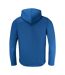 Mens Layback Hoodie Bright Blue Printer RED-3