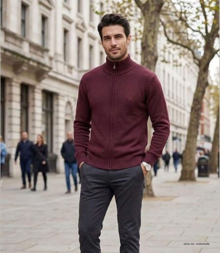 Cardigan fermeture zippée CREEK1T