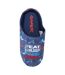 Mens Gamer Game Controller Mule Slippers Blue Floso-1