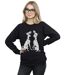 Disney Sweat-shirt Femme/Les femmes 101 Dalmatians Family (Noir) - UTBI12313-2