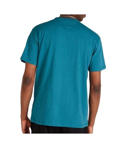 T-shirt vert emeraude homme tommy jeans reg varsity - m