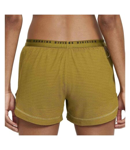 Short de sport doré femme nike run division - xl