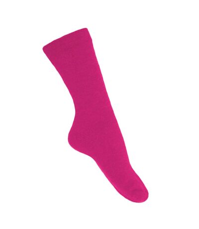 Simply Essentials Womens/Ladies Heat For Your Feet Thermal Socks (Pink) - UTUT1558