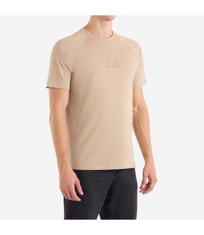 Mens layered box logo t-shirt simply taupe Umbro