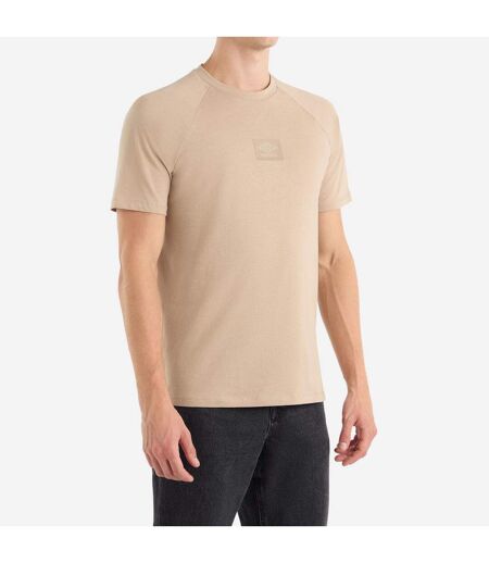 Mens layered box logo t-shirt simply taupe Umbro