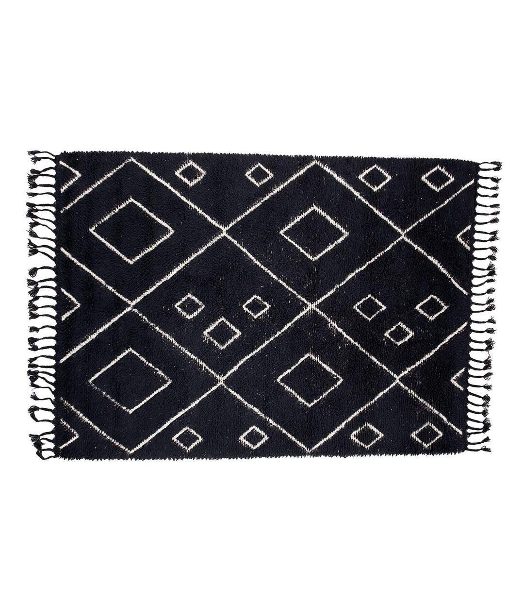 Tapis Déco en Laine David 252x350cm Noir-1