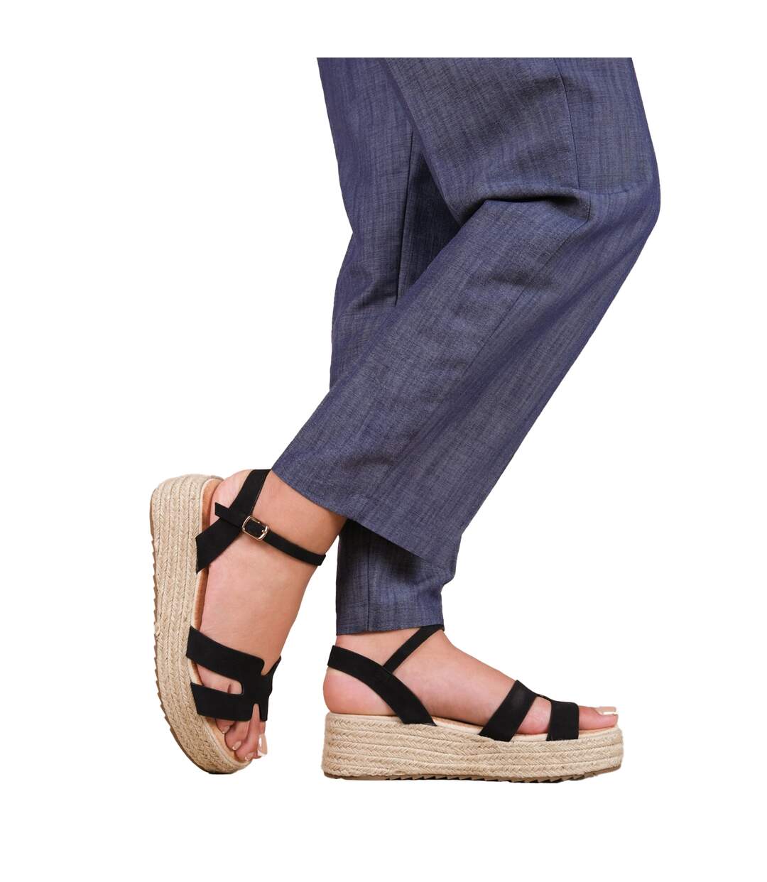 Espadrilles London Femme Noir Where´s That From-2