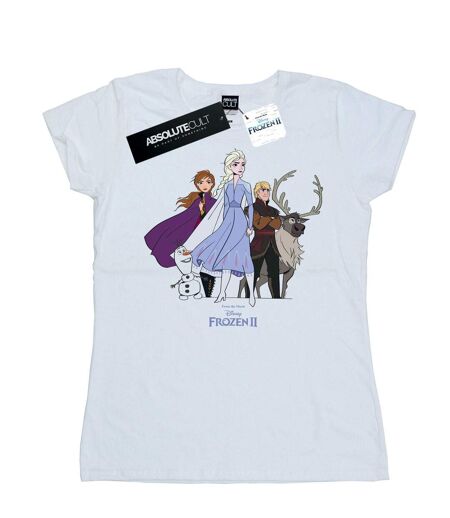 Disney T-shirt en coton Frozen 2 pour femmes/femmes (Blanc) - UTBI21674