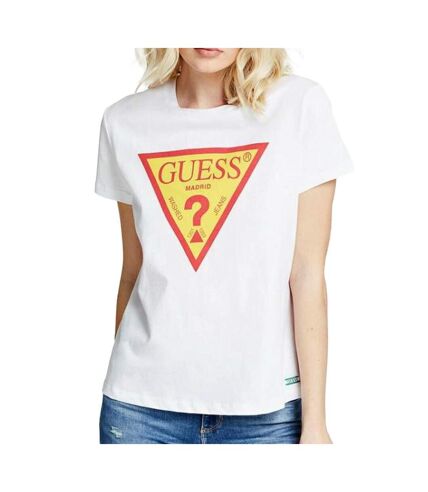 T-shirt Blanc Femme Guess Madrid - XS