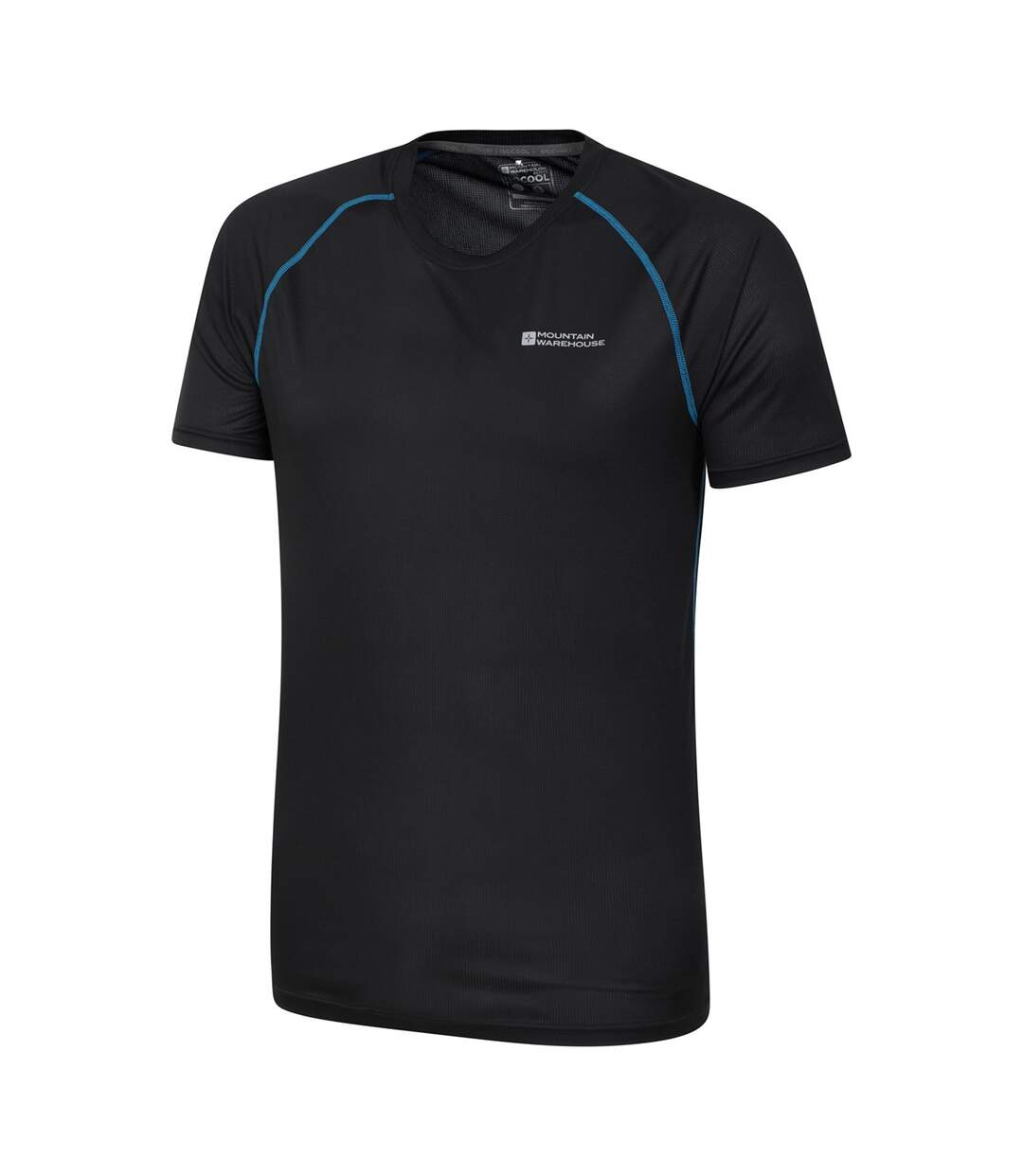 T-shirt Aero Homme Noir Mountain Warehouse-2