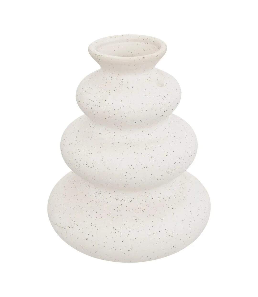 Vase en Céramique Olme 20cm Blanc-1