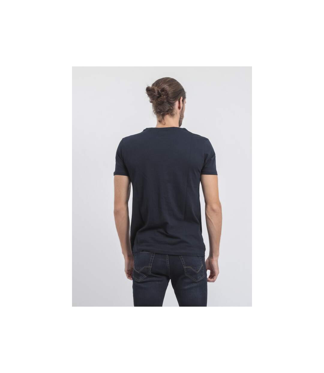 T-shirt col rond pur coton JONAK-2