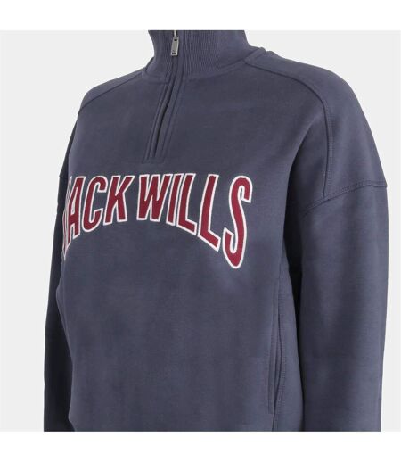 Sweat Motif/style Universitaire Femme Bleu Marine Jack Wills