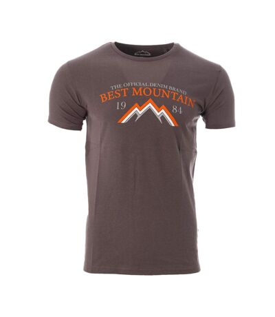 T-shirt gris homme best mountain 2004 - s
