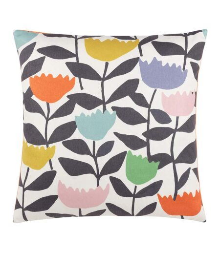 Tulip cushion cover 50cm x 50cm multicoloured Furn