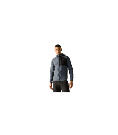 Mens Alven Full Zip Fleece Jacket Storm Grey Black Regatta