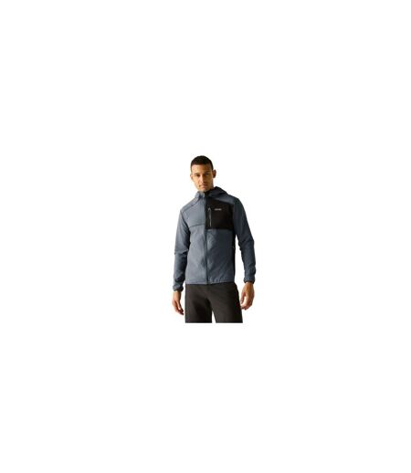 Mens Alven Full Zip Fleece Jacket Storm Grey Black Regatta