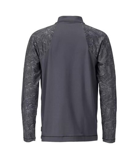 T-shirt Manches Longues Customised Homme Gris Pierre Mascot