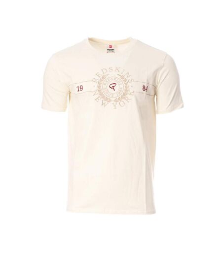 T-shirt Écru Homme Redskins 231094 - S